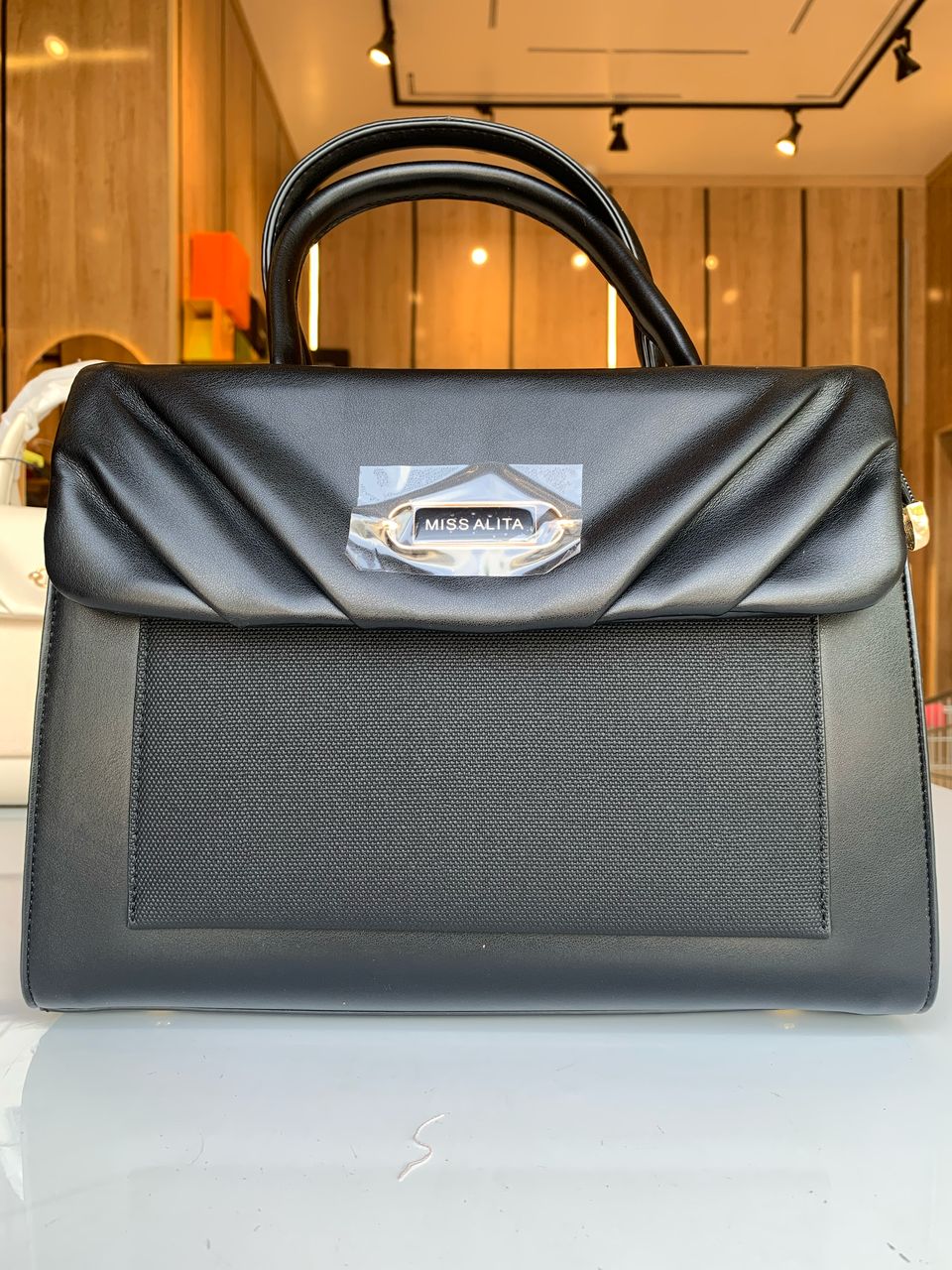 Sac à main MISSALITA – Élégance raffinée en cuir véritable | Réf. : SAC-3980