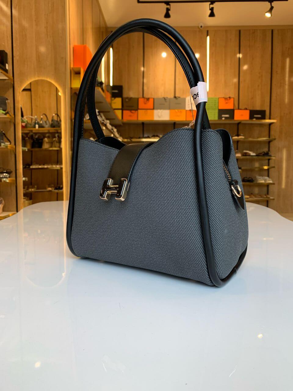 Sac à main BAGCO – Élégance quotidienne en cuir marron & noir | Réf. : SAC-5084
